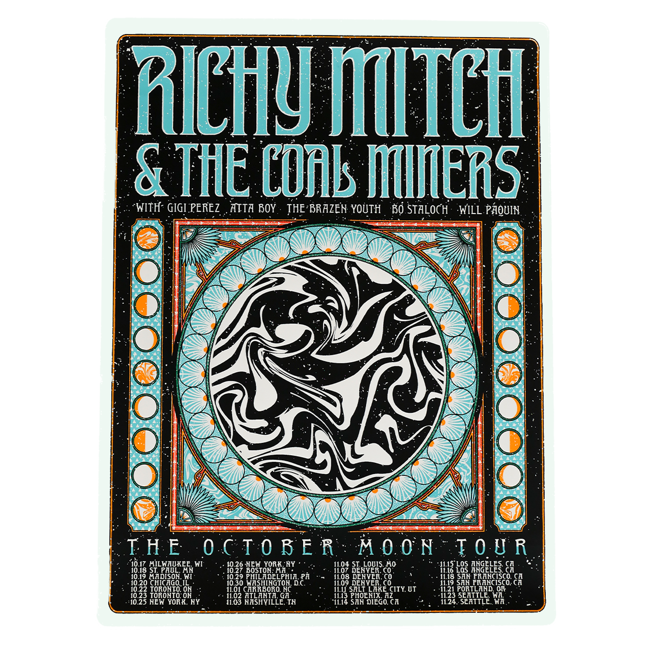 October Moon Tour Poster