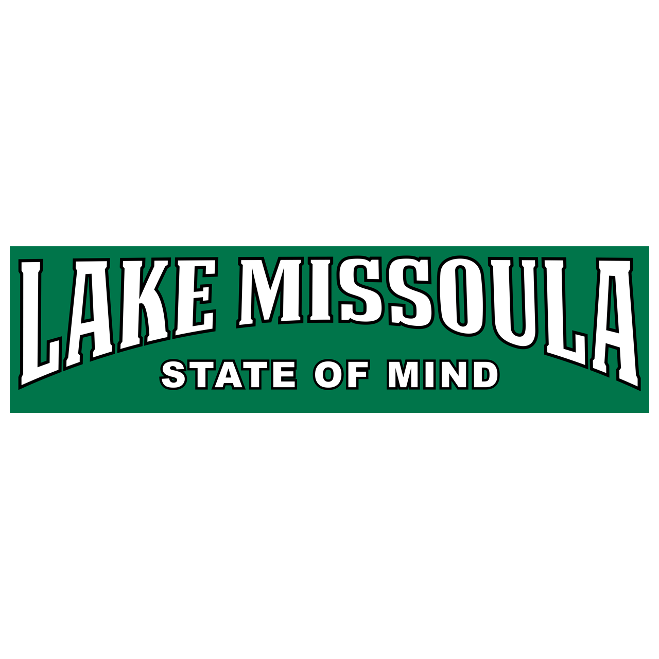 Lake Missoula Bumper Sticker