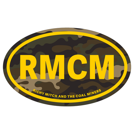Camo Oval Sticker