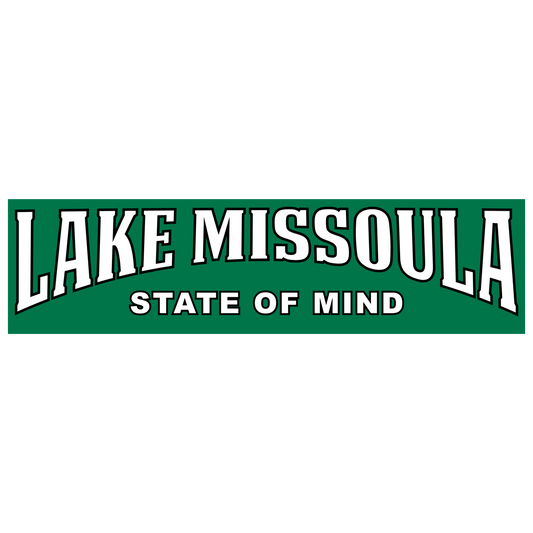 Lake Missoula Bumper Sticker